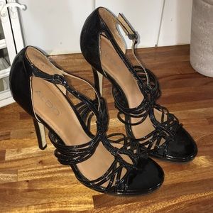 EUC ALDO Black Heels
